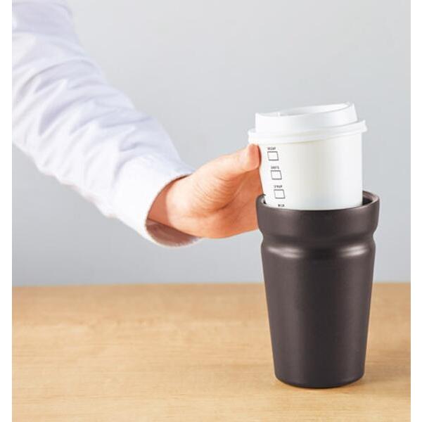 カップをそのままIN！真空断熱タンブラー 48個販売 コンビニやコーヒー