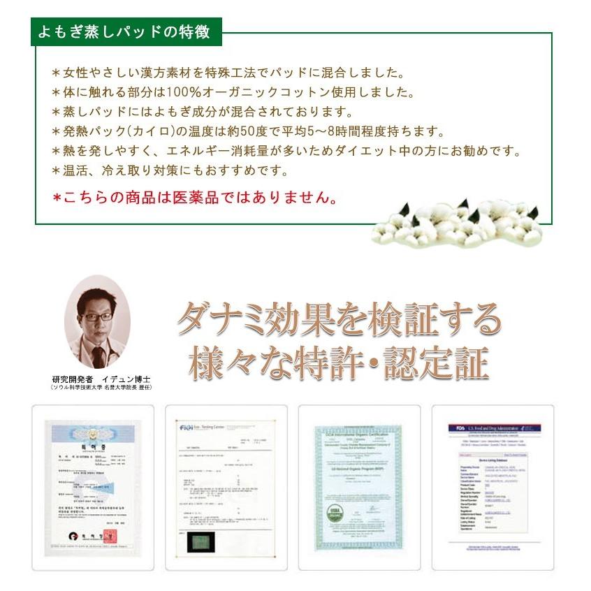 New3月再入荷済 80p 正規品 よもぎ蒸し パッド ダナミ 冷え対策 ヨモギ 温熱パット オーガニック 温活 ダイエット 温まる 使い捨て 貼る