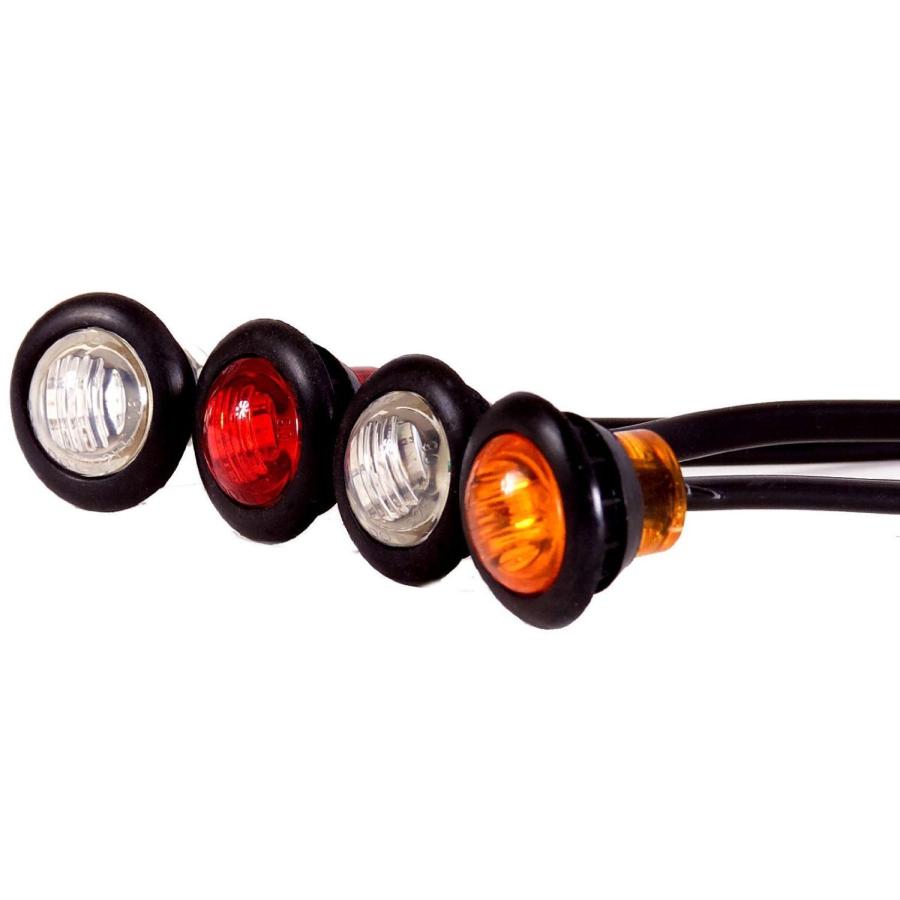 【並行輸入品】Maxxima M09300Y アンバー LED 3/4インチ ラウンドコンビネーションクリアランスマーカーライト Maxxima_3