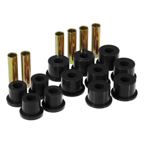 【並行輸入品】Prothane 7 1017 BL Black Rear Spring Eye and Shackle Bushing Kitの画像
