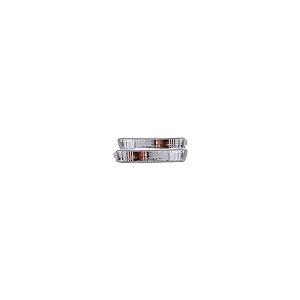 【並行輸入品】Anzo USA 511008 ホンダ アコード クローム ユーロ アンバーリフレクター付き バンパーライトアセンブリ (ペア