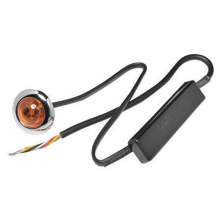 【並行輸入品】Maxxima 1インチ ラウンドLED補助マイクロストロボライト クリアレンズ付き 1 Inch M09370Y Maxximaの画像