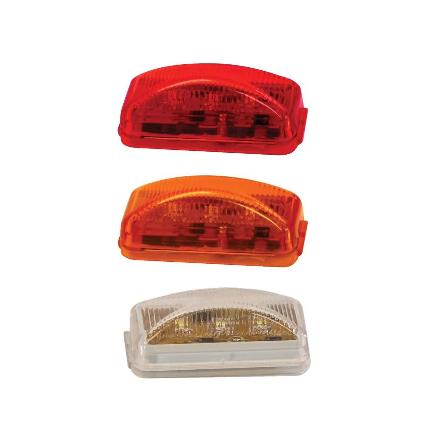 【並行輸入品】Buyers Products 2 1/2インチ 長方形 3LED アンバー マーカーライト Buyers Products Co_6