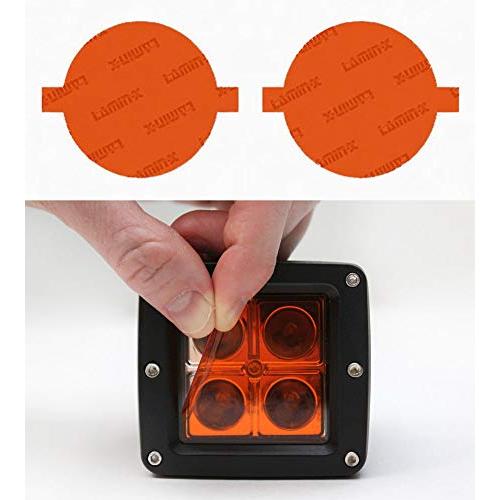 【並行輸入品】Lamin x Custom Fit Amber Fog Light Covers for Subaru Forester (1の画像