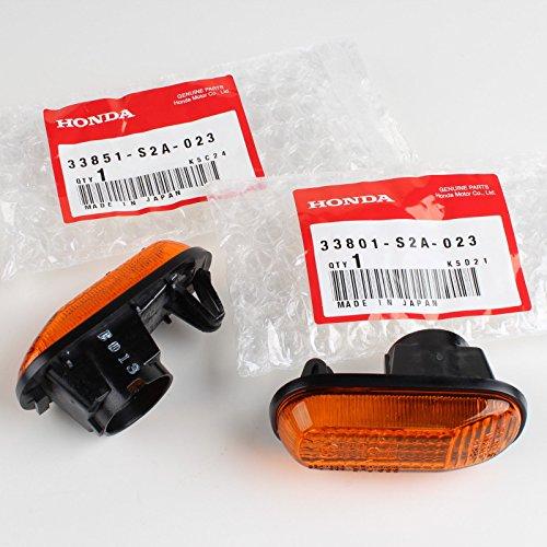 【並行輸入品】ホンダ純正S2000アンバーサイドマーカーライト 33801 S2A 023 & 33851 S2A 023 1Pr Honda