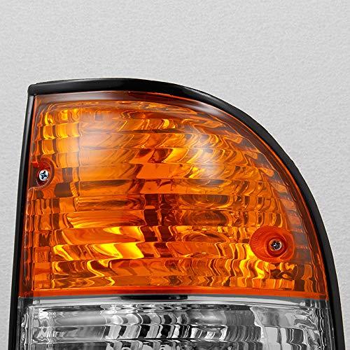 【並行輸入品】AKKON   トヨタ タコマ トラック レッド アンバー テールライト ブレーキランプ ドライバー 左 + 助手席右 交換用ペアの画像