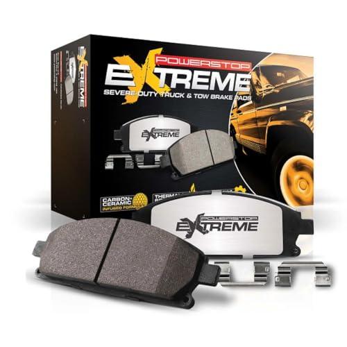 【並行輸入品】Power Stop Z36 1746、Z36トラック&牽引カーボンファイバーセラミックリアブレーキパッド Power Stop