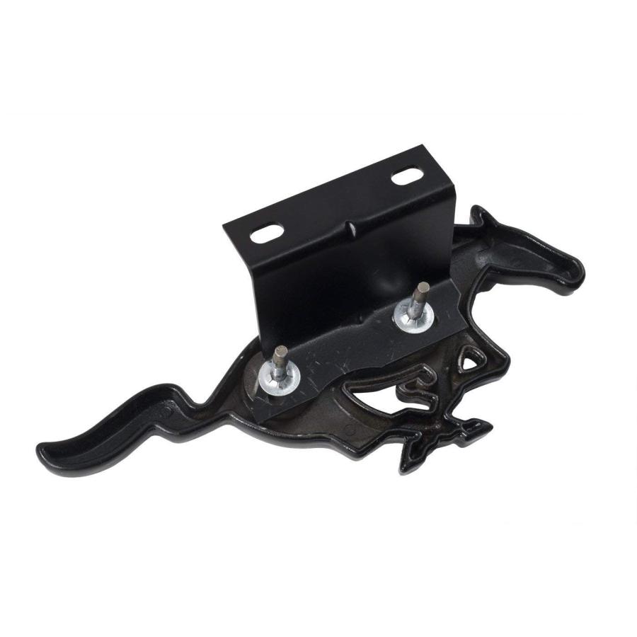 【並行輸入品】1994   2004 Mustangグリルエンブレムブラケットキット   グロスブラックRunning Horse 1994 2_3