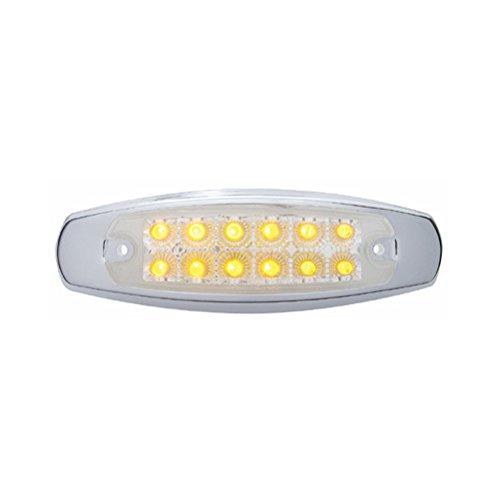 【並行輸入品】United Pacific Amber 12 LED Truck RV Trailer Marker Clearance Li_2
