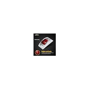【並行輸入品】Partsam LEDトレーラークリアランスとサイドマーカーライト12個 レッド 密封クロム アーマードLED4個 Partsam_8