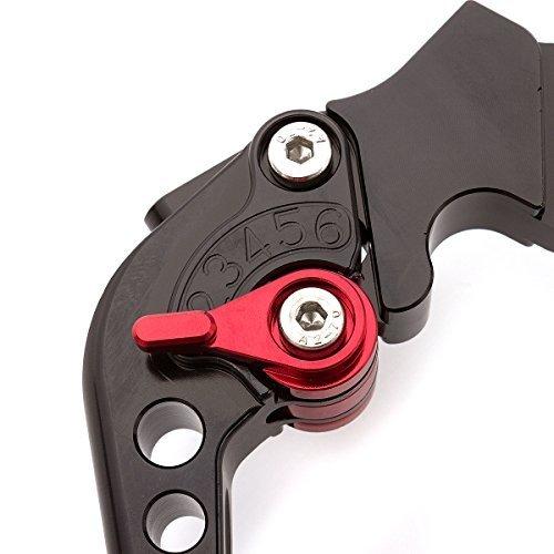 【並行輸入品】CNC オートバイ 調整可能なブレーキクラッチレバーフィット NINJA 650R/ER 6F/ER 6N 2006 2008，V_6
