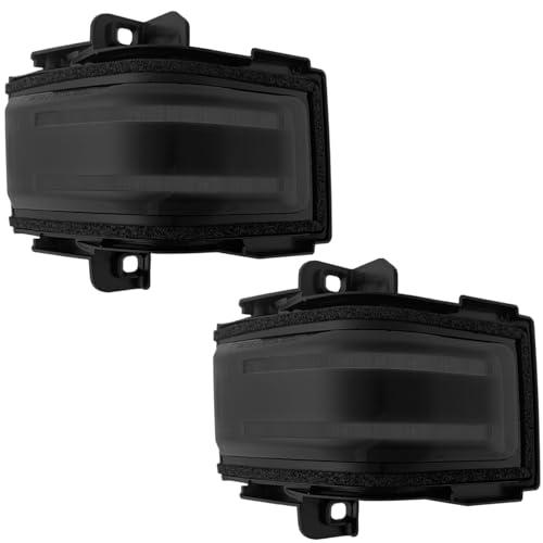 【並行輸入品】RECON Ford 17 24 スーパーデューティー F250/F350/F450 スモークサイドミラーレンズ LEDホワイトラの画像