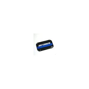 【並行輸入品】Retiredシンブルーラインドーム型クロームエンブレムProud USA警察フラグ車3d 3 \" x 1.8 \"" RETIRED"_8