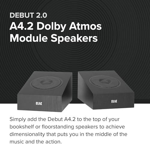 並行輸入品】ELAC Debut 2.0 A4.2 Dolby Atmosモジュールスピーカー