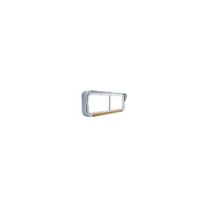 【並行輸入品】14 LED デュアルヘッドライトベゼル バイザー付き   アンバーLED/アンバーレンズ United Pacific 3235の画像