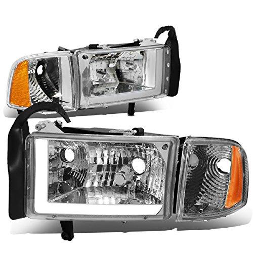 【並行輸入品】DNA モーターリング HL LB DR944 CH AM クロームアンバーヘッドライト LED DRL交換用 94 02 RAMの画像