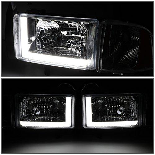 【並行輸入品】DNA モーターリング HL LB DR944 CH AM クロームアンバーヘッドライト LED DRL交換用 94 02 RAMの画像