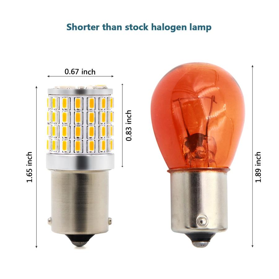 【並行輸入品】PHINLION Super Bright 3014 72 SMD BA15S 1156 1073 2396 7506 1156_9