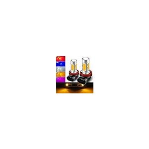 【並行輸入品】KaiDengZhe 2pcs SUPER Bright Amber 6500K H11/H8 LED Bulbs for Foの画像