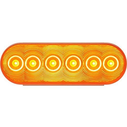 【並行輸入品】Optronics STL12ABP Fleet Count 6\" Round LED Amber Parking/Turn S"