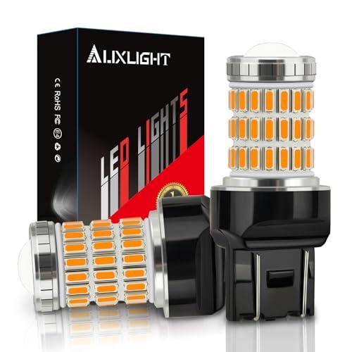 【並行輸入品】AUXLIGHT 7443 7440 T20 LED電球 ホワイトアンバーレッド 超高輝度 57 SMD LED交換 バックアップの画像