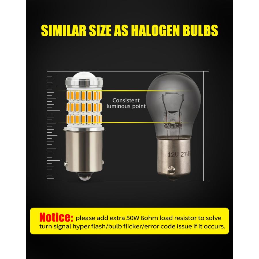 【並行輸入品】AUXLIGHT Upgraded 1156 7506 BA15S 1003 1141 1156A LED Bulbs, Ultの画像