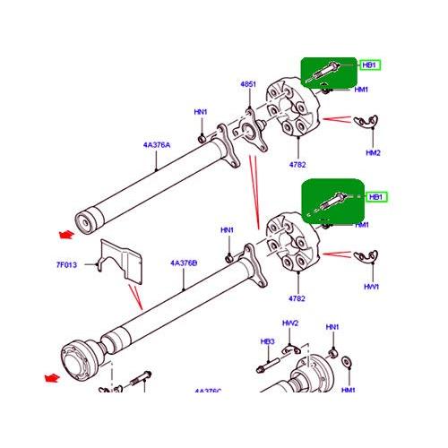 【並行輸入品】Genuine LAND ROVER DRIVE SHAFT FRONT AXLE BOLT SET OF 6 RANGE RO