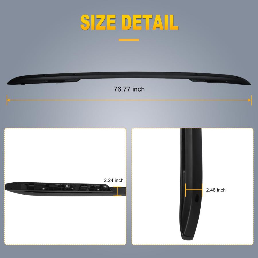 【並行輸入品】 OCPTY Roof Rack Side Rails for Jeep Renegade 2015 2022 Roof Side