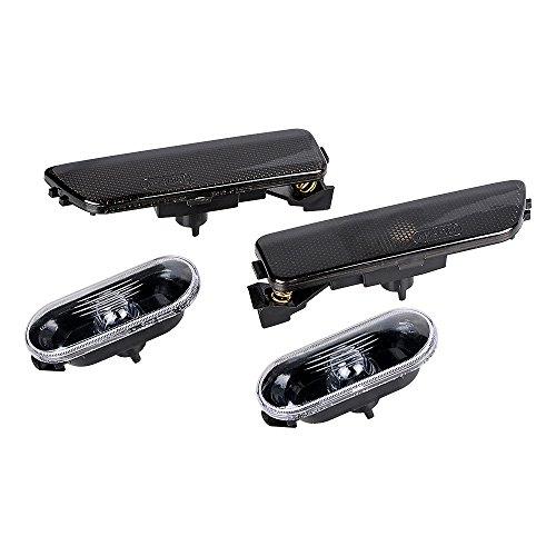 【並行輸入品】フェンダーバンパーサイドマーカーライト、フォルクスワーゲン99 05 フォルクスワーゲン、99 03 ゴルフMK4アンバーランプにの画像