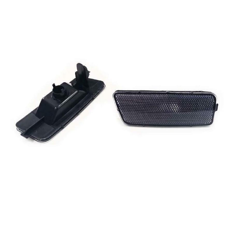 【並行輸入品】スモークレンズ フロントフェンダー サイドマーカーライト フォルクスワーゲン ゴルフ MK6 ラビット GTI 2.0T用 Smo_3