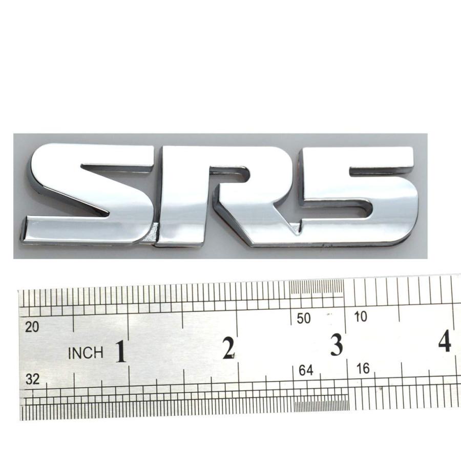 【並行輸入品】TACOMA SR5 胸章 05 15 リアテールゲート クローム胸章 うしろ側書き判 記号ロゴタイプ EmbRoom TAC