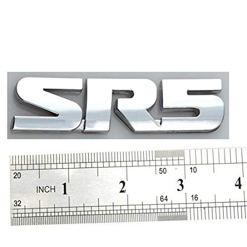 【並行輸入品】TACOMA SR5 胸章 05 15 リアテールゲート クローム胸章 うしろ側書き判 記号ロゴタイプ EmbRoom TAC