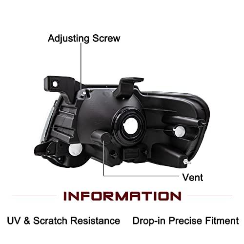 【並行輸入品】JSBOYAT ヘッドライトアセンブリ交換用 2006 2010 Ford Explorer 運転席 助手席側(ブラックハウジング_7