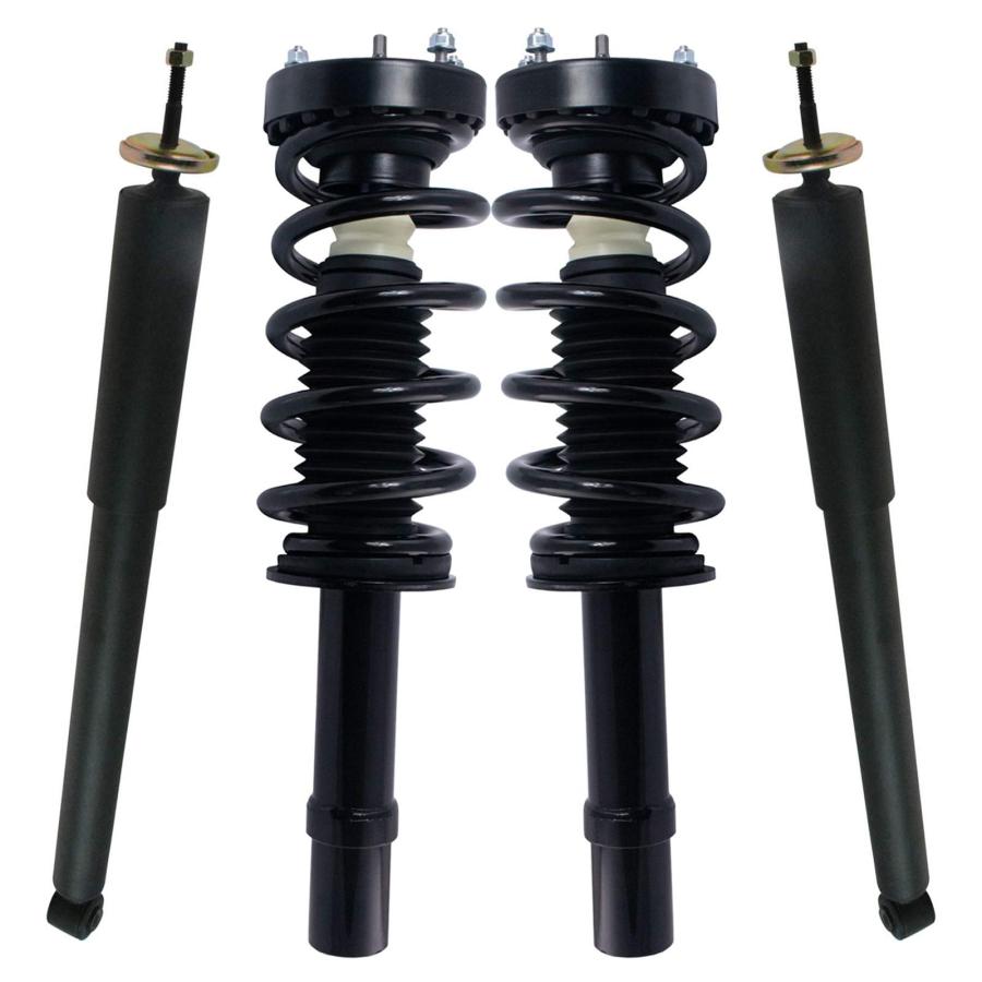 【並行輸入品】TRQ フロント&リアストラット&スプリングショックアブソーバーキット4点セット 2012 2016 Chrysler 300/2_3