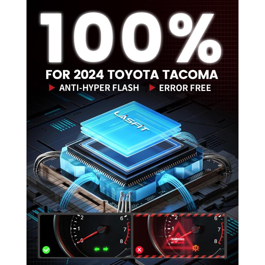 【並行輸入品】LASFIT T3 7440 7443 LED 電球 アンバー 7444NA 内蔵抵抗器 100%エラーフリー 4TH トヨタ タの画像