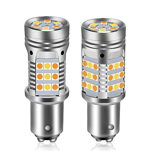 【並行輸入品】3157 3157CK 3156 LED ウィンカー電球 48 SMD LED アンバー 3047 3057 3057A 3357_1
