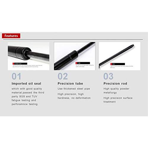 【並行輸入品】2Pcs Front HOOD Struts Lift Supports Compatible With 2011 2017 Rの画像