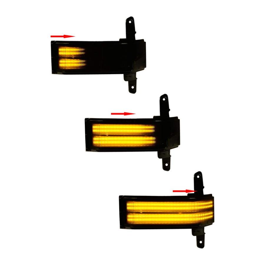 【並行輸入品】Replacement Side Mirror Marker Lights Dark Smoke Lens Compatible_9