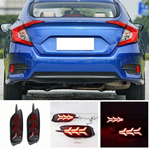 【並行輸入品】Super Bright Auto TailLight Assembly for Honda Civic Sedan 2016_1