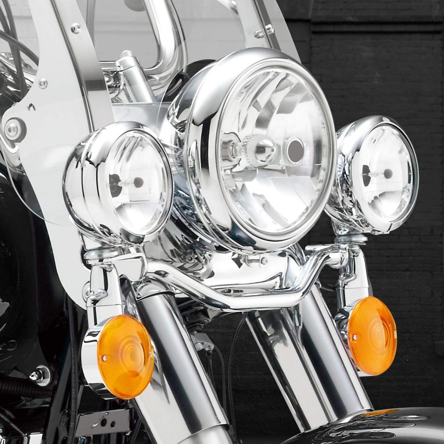 【並行輸入品】NTHREEAUTO ウィンカーライトレンズカバー 3 1/4インチ フラットレンズ Harley Sportster Dyna_9