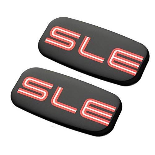 【並行輸入品】2x SLEエンブレム3Dネームプレートステッカー交換用 GMC シボレー シエラ サバーバン ユーコン 1500 2500 35_1