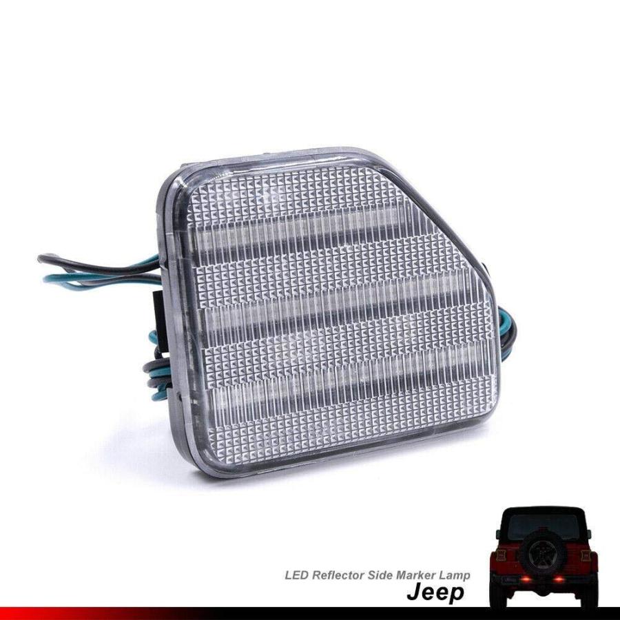 【並行輸入品】alittlepanda Bright TECHシリーズ クリアレンズ アンバー LED リアバンパーリフレクター サイドマーカー_6
