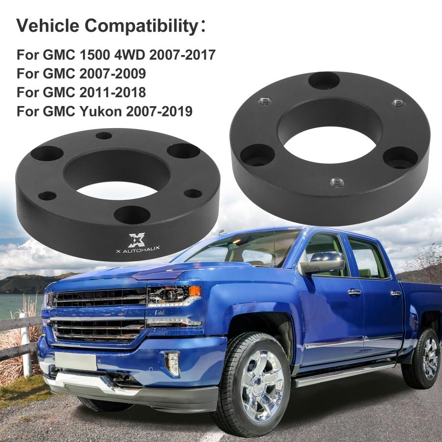 【並行輸入品】X AUTOHAUX 2インチ フロントレベリングリフトキット サスペンションスプリングストラットスペーサー リフトスペーサー Gの画像