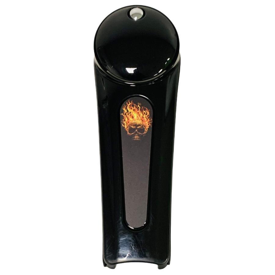 【並行輸入品】Kustom Cycle Parts プレミアムアフターマーケットフレームドスカルテーマメタルダッシュパネルコンソールインサート! |  | 02