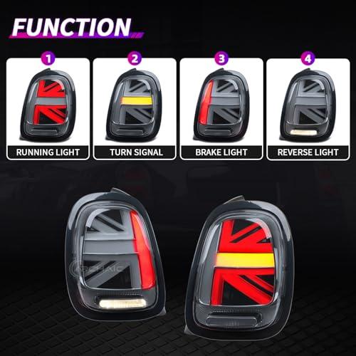 【並行輸入品】 Archaic Tail Light Assembly Compatible for Mini Cooper F55 F56 F