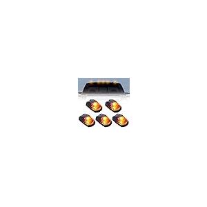 【並行輸入品】F250 LED キャブライト アンバー 15LED スモークカバーレンズ ルーフランニングマーカーライト 2017 2020 F_2
