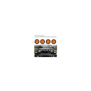 【並行輸入品】UWDESY 4Pcs LED Grille Light Kits Waterproof Amber LED Front Gri_5
