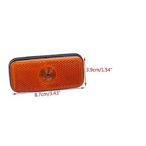 【並行輸入品】beler Side Marker Light Lamp Reflector Lens Cover Fit For Ford T_3