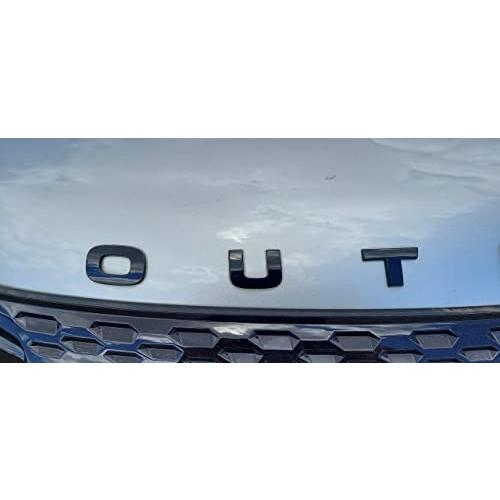 【並行輸入品】Black Genuine OEM Mitsubishi Outlander Hood Emblem Badge Decal O_5