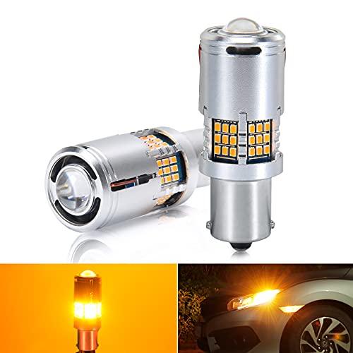 【並行輸入品】MIRUNNY 1156スイッチバックLED電球 キャンバス抵抗器\u0026ファン内蔵 1200ルーメン 54 SMD 27W プロジェク_1